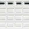 Ideal Door® Traditional 8' X 7' White Insulated Garage Door With Windows (R-Value 6.5)