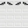Ideal Door® Traditional 8' X 7' White Insulated Garage Door With Windows (R-Value 6.5)