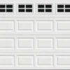 Ideal Door® Traditional 8' X 7' White Insulated Garage Door With Windows (R-Value 6.5)