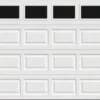 Ideal Door® Traditional 8' X 7' White Insulated Garage Door With Windows (R-Value 6.5)