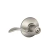 Schlage® Accent Satin Nickel Bed & Bath Privacy Door Lever
