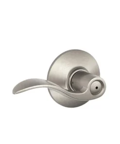 Schlage® Accent Satin Nickel Bed & Bath Privacy Door Lever