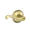 Schlage® Flair Bright Brass Entry Door Lever