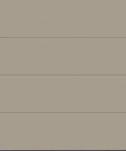 Ideal Door® Modern Flush 8' X 7' Sandtone Insulated Garage Door (R-Value 6.3)