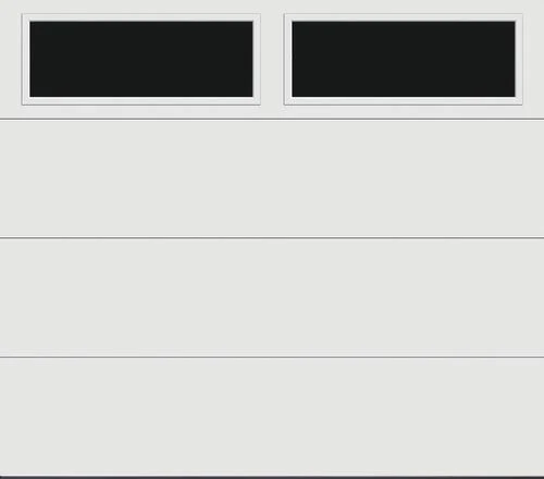 Ideal Door® Modern Flush 8' X 7' White Insulated Garage Door With Windows (R-Value 6.5) 1 Ideal Door® Modern Flush 8' X 7' White Insulated Garage Door With Windows (R-Value 6.5)