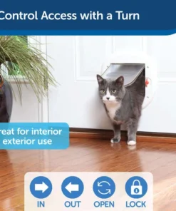 PetSafe® 7-1/8" X 7-1/2" Big Cat Door 11 PetSafe® 7-1/8" X 7-1/2" Big Cat Door -Doors, Windows & Millwork Sales HPA11 10888 PT01