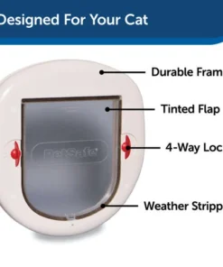 PetSafe® 7-1/8" X 7-1/2" Big Cat Door 12 PetSafe® 7-1/8" X 7-1/2" Big Cat Door -Doors, Windows & Millwork Sales HPA11 10888 PT02