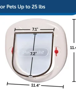 PetSafe® 7-1/8" X 7-1/2" Big Cat Door 15 PetSafe® 7-1/8" X 7-1/2" Big Cat Door -Doors, Windows & Millwork Sales HPA11 10888 PT05