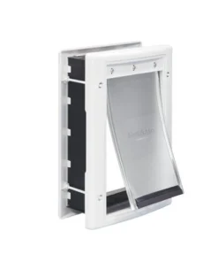 PetSafe® 7-1/2" X 11" Small White Plastic Pet Door