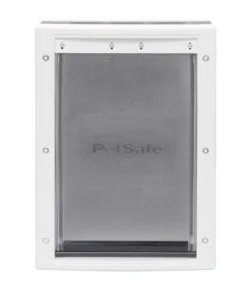 PetSafe® 8.12" X 12.25" Medium White Plastic Pet Door -Doors, Windows & Millwork Sales HPA11 10967 PT08