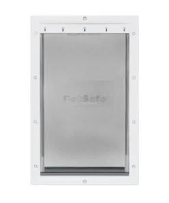 PetSafe® 10.12" X 16.25" Large White Plastic Pet Door -Doors, Windows & Millwork Sales HPA11 10968 PT08