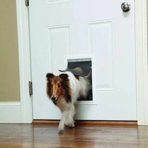 PetSafe® 10-3/4" X 15-5/8" Medium Aluminum Pet Door 2 PetSafe® 10-3/4" X 15-5/8" Medium Aluminum Pet Door - Image 2