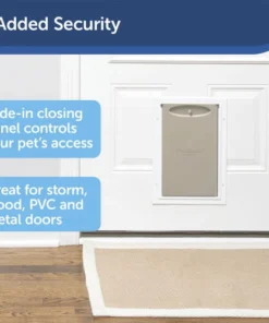 PetSafe® 10-3/4" X 15-5/8" Medium Aluminum Pet Door 13 PetSafe® 10-3/4" X 15-5/8" Medium Aluminum Pet Door -Doors, Windows & Millwork Sales HPA11 11599 PT03