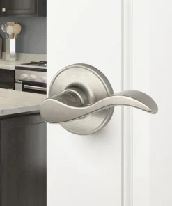 Dexter By Schlage Dexter® By Schlage® Seville Satin Nickel Hall & Closet Passage Door Lever 5 Dexter By Schlage Dexter® By Schlage® Seville Satin Nickel Hall & Closet Passage Door Lever -Doors, Windows & Millwork Sales Kitchen J10SEV619 cropped