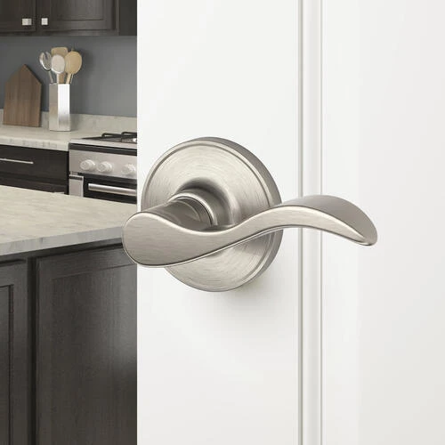 Dexter By Schlage Dexter® By Schlage® Seville Satin Nickel Hall & Closet Passage Door Lever 3 Dexter By Schlage Dexter® By Schlage® Seville Satin Nickel Hall & Closet Passage Door Lever - Image 3