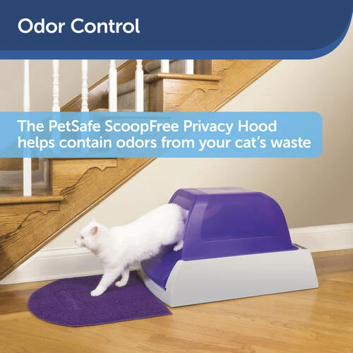 PetSafe® ScoopFree® Standard Purple Self-Cleaning Cat Litter Box Privacy Hood 2 PetSafe® ScoopFree® Standard Purple Self-Cleaning Cat Litter Box Privacy Hood - Image 2