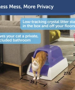 PetSafe® ScoopFree® Standard Purple Self-Cleaning Cat Litter Box Privacy Hood 11 PetSafe® ScoopFree® Standard Purple Self-Cleaning Cat Litter Box Privacy Hood -Doors, Windows & Millwork Sales PAC00 14228 PT03