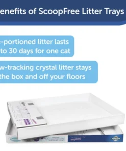 PetSafe® ScoopFree® Standard Cat Litter Box Tray Refills With Sensitive Non Clumping Crystals - 1 Pack -Doors, Windows & Millwork Sales PAC00 14232 PT02