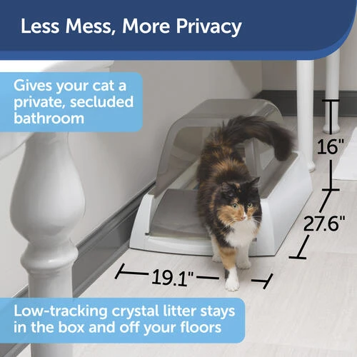 PetSafe® ScoopFree® Standard Taupe Self-Cleaning Cat Litter Box Privacy Hood 4 PetSafe® ScoopFree® Standard Taupe Self-Cleaning Cat Litter Box Privacy Hood - Image 4