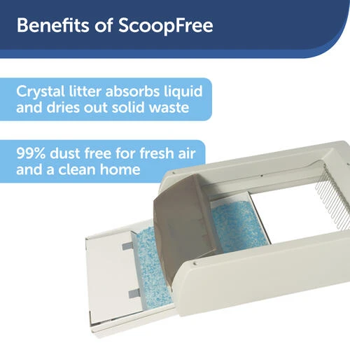 PetSafe® ScoopFree® Standard Taupe Self-Cleaning Cat Litter Box Privacy Hood 5 PetSafe® ScoopFree® Standard Taupe Self-Cleaning Cat Litter Box Privacy Hood - Image 5