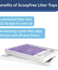 PetSafe® ScoopFree® Standard Cat Litter Box Tray Refills With Lavender Non Clumping Crystals - 1 Ct -Doors, Windows & Millwork Sales PAC00 15341 PT02