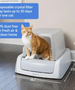 PetSafe® ScoopFree® Hooded Self-Cleaning Cat Litter Box -Doors, Windows & Millwork Sales PAL00 16806 PT04