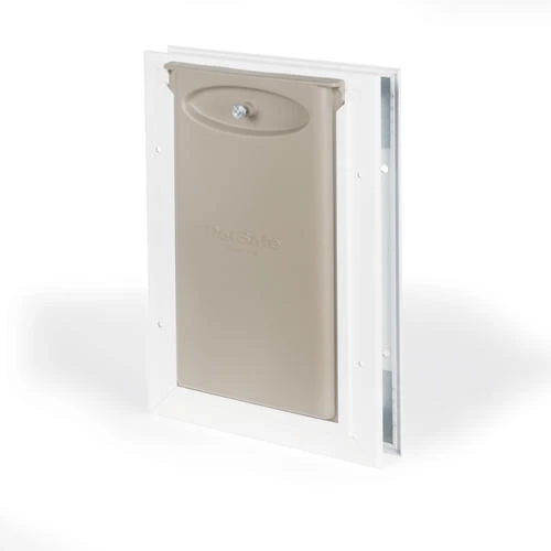 PetSafe® Freedom 5.25" X 8.12" Small Premium White Aluminum Pet Door 3 PetSafe® Freedom 5.25" X 8.12" Small Premium White Aluminum Pet Door - Image 3