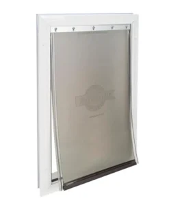 PetSafe® Freedom 10.25" X 16.25" Large Premium White Aluminum Pet Door