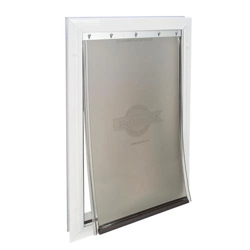PetSafe® Freedom 10.25" X 16.25" Large Premium White Aluminum Pet Door 1 PetSafe® Freedom 10.25" X 16.25" Large Premium White Aluminum Pet Door