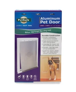 PetSafe® Freedom 10.25" X 16.25" Large Premium White Aluminum Pet Door 5 PetSafe® Freedom 10.25" X 16.25" Large Premium White Aluminum Pet Door -Doors, Windows & Millwork Sales PPA00 10861FreedomAluminumPetDoorPackaging