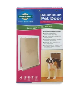 PetSafe® Freedom 13.75" X 23.75" Extra Large Premium White Aluminum Pet Door -Doors, Windows & Millwork Sales PPA00 10862FreedomAluminumX LargeDoorPackaging