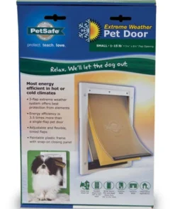 PetSafe® Small White Extreme Weather Pet Door - 5.12" X 8.75" 5 PetSafe® Small White Extreme Weather Pet Door - 5.12" X 8.75" -Doors, Windows & Millwork Sales PPA00 10984packagefront