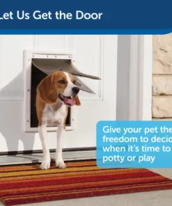 PetSafe® 8.12" X 12.25" Medium White Extreme Weather Pet Door 11 PetSafe® 8.12" X 12.25" Medium White Extreme Weather Pet Door -Doors, Windows & Millwork Sales PPA00 10985 PT01