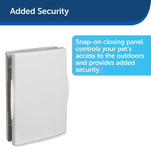 PetSafe® 8.12" X 12.25" Medium White Extreme Weather Pet Door 5 PetSafe® 8.12" X 12.25" Medium White Extreme Weather Pet Door - Image 5