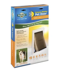PetSafe® 8.12" X 12.25" Medium White Extreme Weather Pet Door 16 PetSafe® 8.12" X 12.25" Medium White Extreme Weather Pet Door -Doors, Windows & Millwork Sales PPA00 10985 PT07