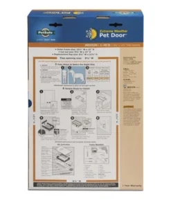 PetSafe® 8.12" X 12.25" Medium White Extreme Weather Pet Door 17 PetSafe® 8.12" X 12.25" Medium White Extreme Weather Pet Door -Doors, Windows & Millwork Sales PPA00 10985 PT08