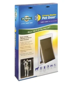 PetSafe® Large White Extreme Weather Pet Door - 10.12" X 16.25" -Doors, Windows & Millwork Sales PPA00 10986 PT07