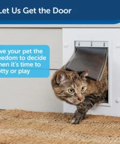 PetSafe® 8.25" X 11.25" Medium Wall Entry Pet Door -Doors, Windows & Millwork Sales PPA00 16943 PT01 1