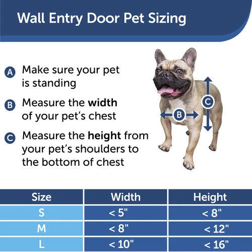 PetSafe® 10" X 15" Large Wall Entry Pet Door 5 PetSafe® 10" X 15" Large Wall Entry Pet Door - Image 5
