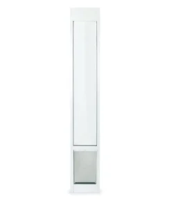 PetSafeĀ® 91 7/16" - 96" Adjustable Large Deluxe White Patio Panel Pet Door