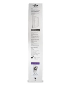 PetSafe® 76-3/4"-81" Adjustable Large Deluxe White Patio Panel Pet Door -Doors, Windows & Millwork Sales PPA11 13132 PT06
