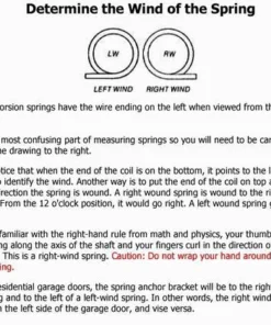 Ideal Door® Overhead Garage Door Left-Winding Unit For EZ-SET® Torsion Spring -Doors, Windows & Millwork Sales SpringWindcopy 1