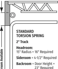 Ideal Door® Commercial 9' X 8' White Insulated Garage Door With Windows (R-Value 9) 8 Ideal Door® Commercial 9' X 8' White Insulated Garage Door With Windows (R-Value 9) -Doors, Windows & Millwork Sales Torsion 2in 15 17